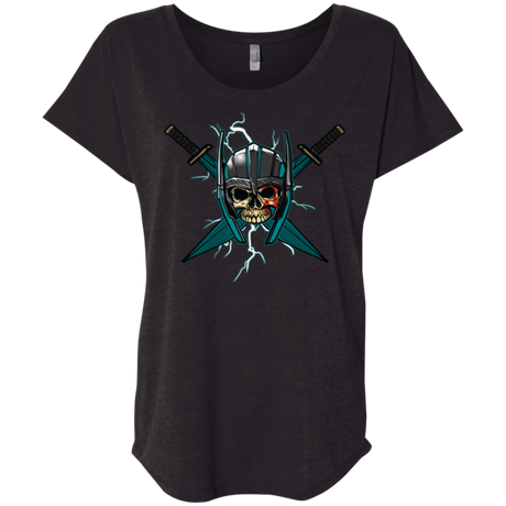 T-Shirts Vintage Black / X-Small Ragnarok Triblend Dolman Sleeve