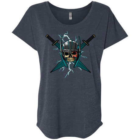 T-Shirts Vintage Navy / X-Small Ragnarok Triblend Dolman Sleeve