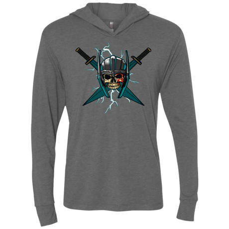 T-Shirts Premium Heather / X-Small Ragnarok Triblend Long Sleeve Hoodie Tee