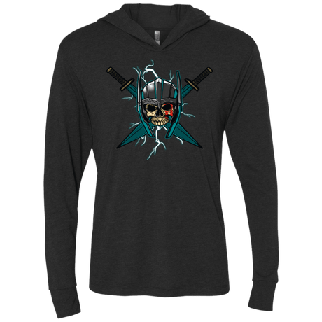 T-Shirts Vintage Black / X-Small Ragnarok Triblend Long Sleeve Hoodie Tee