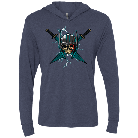 T-Shirts Vintage Navy / X-Small Ragnarok Triblend Long Sleeve Hoodie Tee