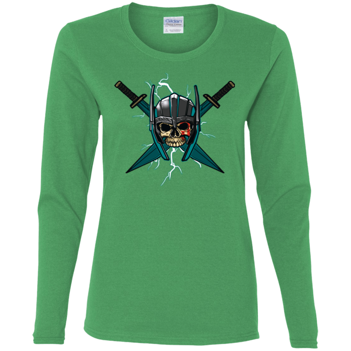 T-Shirts Irish Green / S Ragnarok Women's Long Sleeve T-Shirt