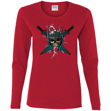 T-Shirts Red / S Ragnarok Women's Long Sleeve T-Shirt