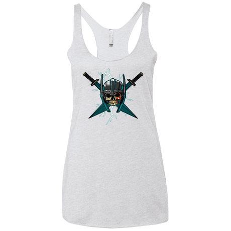 T-Shirts Heather White / X-Small Ragnarok Women's Triblend Racerback Tank