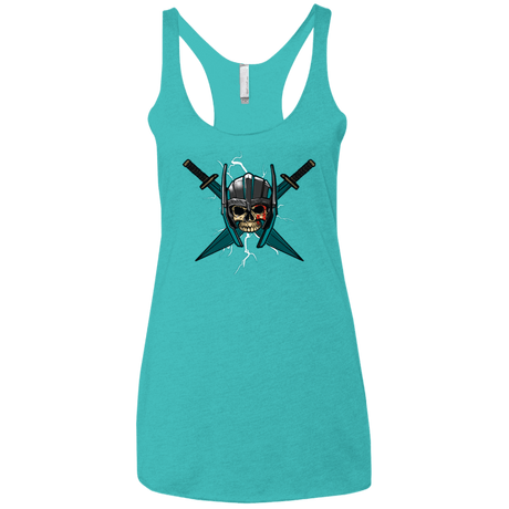 T-Shirts Tahiti Blue / X-Small Ragnarok Women's Triblend Racerback Tank