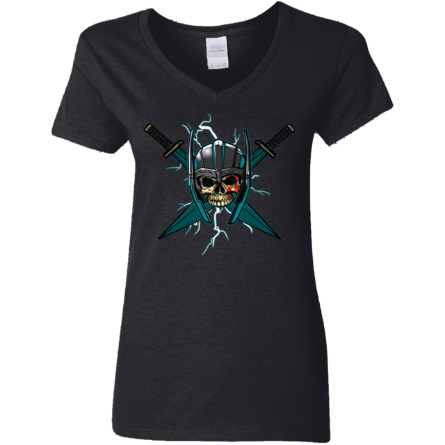 T-Shirts Black / S Ragnarok Women's V-Neck T-Shirt