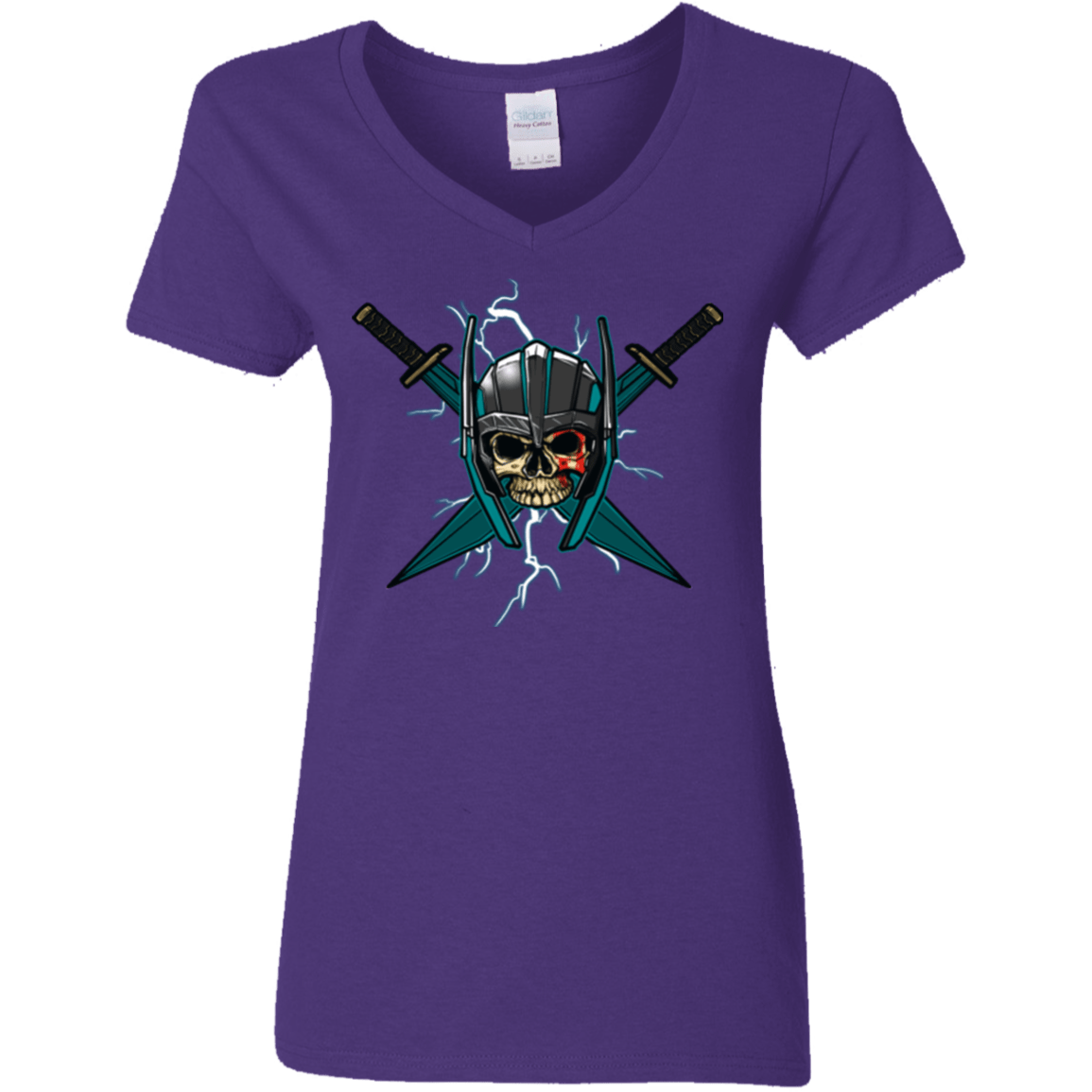 T-Shirts Purple / S Ragnarok Women's V-Neck T-Shirt