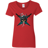 T-Shirts Red / S Ragnarok Women's V-Neck T-Shirt