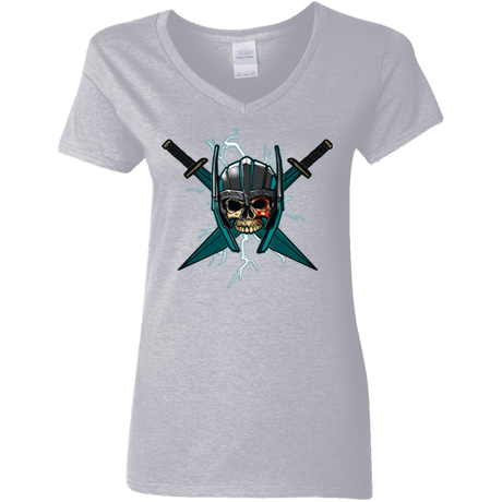 T-Shirts Sport Grey / S Ragnarok Women's V-Neck T-Shirt