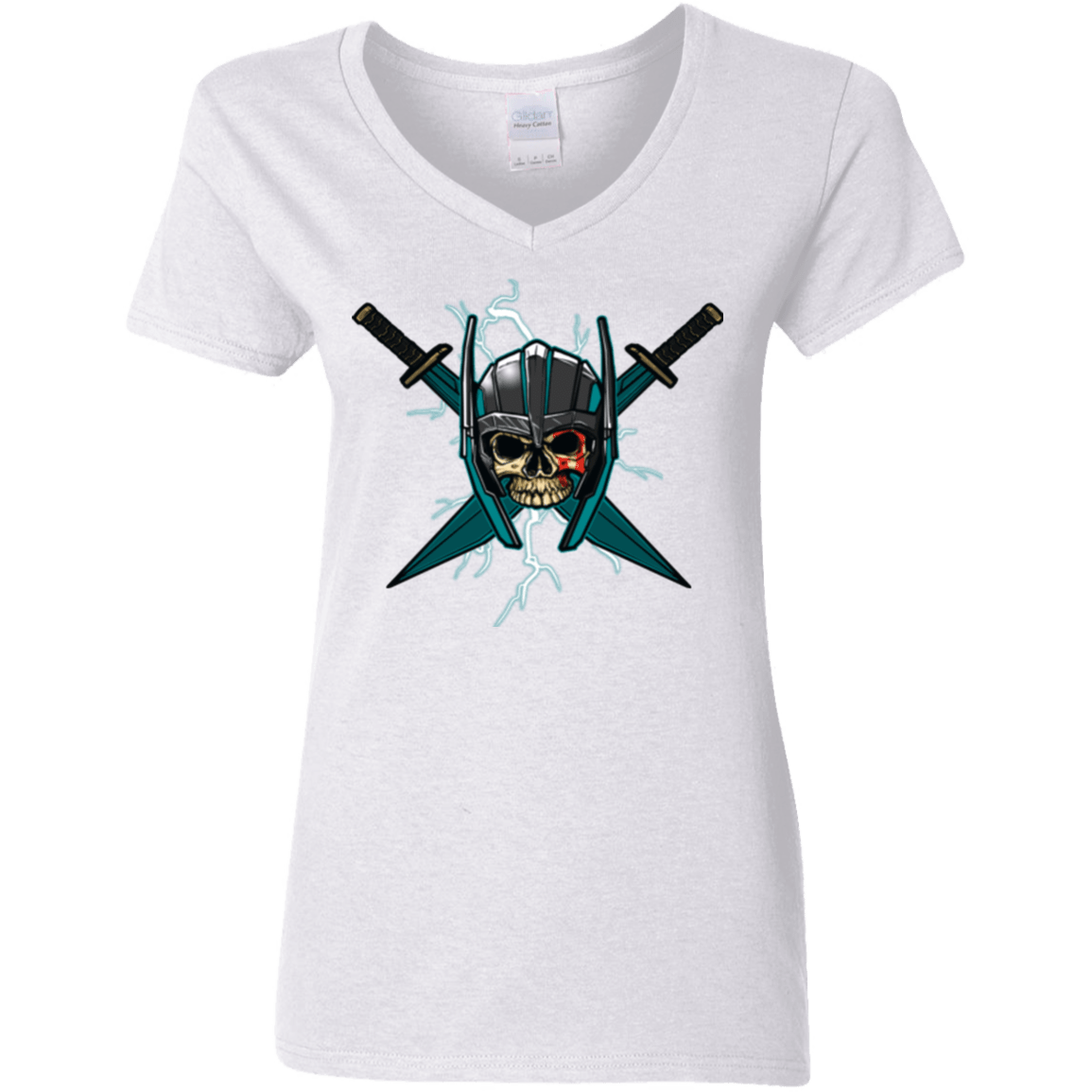 T-Shirts White / S Ragnarok Women's V-Neck T-Shirt