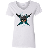 T-Shirts White / S Ragnarok Women's V-Neck T-Shirt