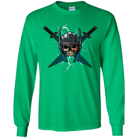 T-Shirts Irish Green / YS Ragnarok Youth Long Sleeve T-Shirt