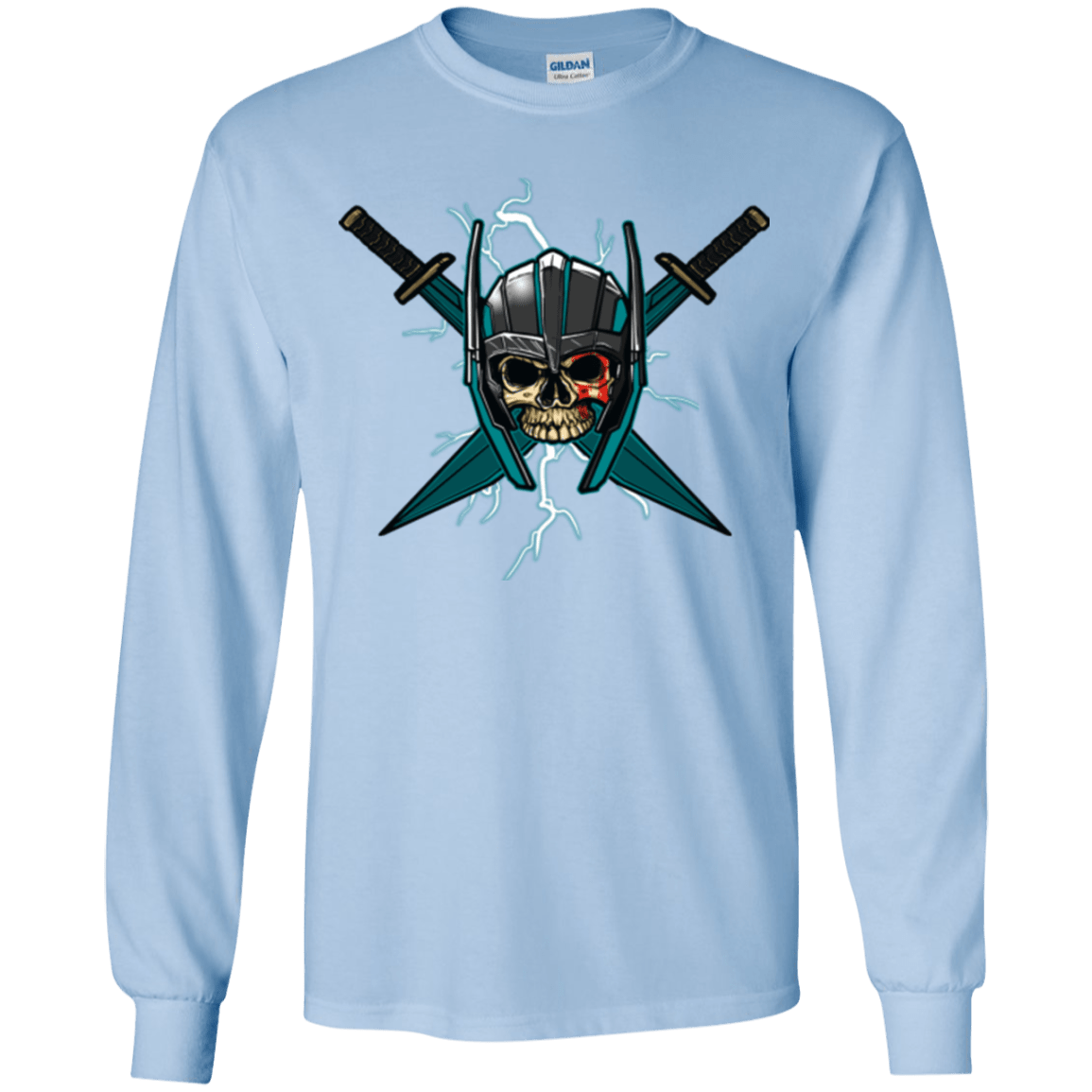 T-Shirts Light Blue / YS Ragnarok Youth Long Sleeve T-Shirt