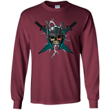 T-Shirts Maroon / YS Ragnarok Youth Long Sleeve T-Shirt