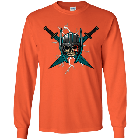 T-Shirts Orange / YS Ragnarok Youth Long Sleeve T-Shirt