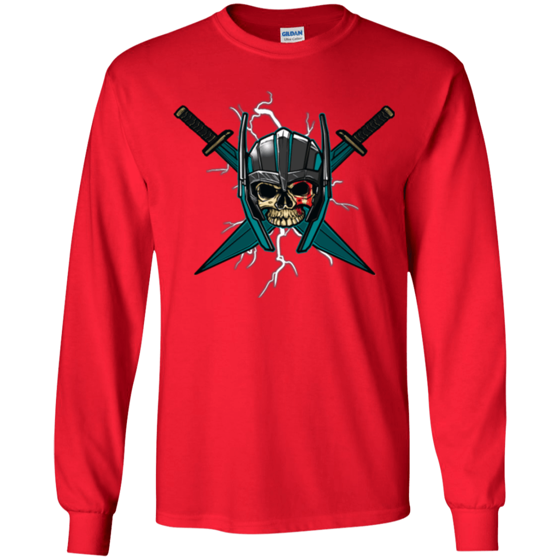 T-Shirts Red / YS Ragnarok Youth Long Sleeve T-Shirt