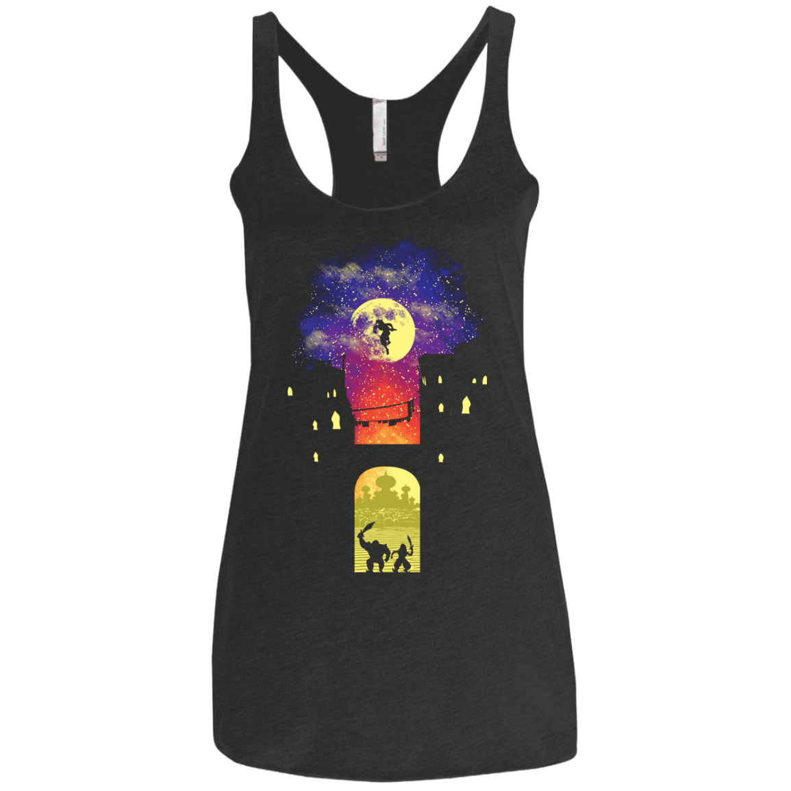 T-Shirts Vintage Black / X-Small Rags To Riches Women's Triblend Racerback Tank