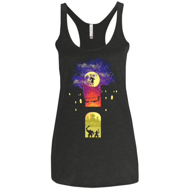 T-Shirts Vintage Black / X-Small Rags To Riches Women's Triblend Racerback Tank