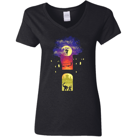 T-Shirts Black / S Rags To Riches Women's V-Neck T-Shirt