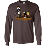 T-Shirts Dark Chocolate / S Raid Men's Long Sleeve T-Shirt