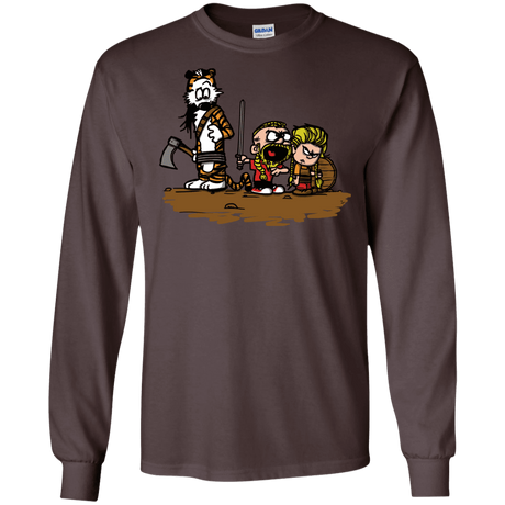 T-Shirts Dark Chocolate / S Raid Men's Long Sleeve T-Shirt