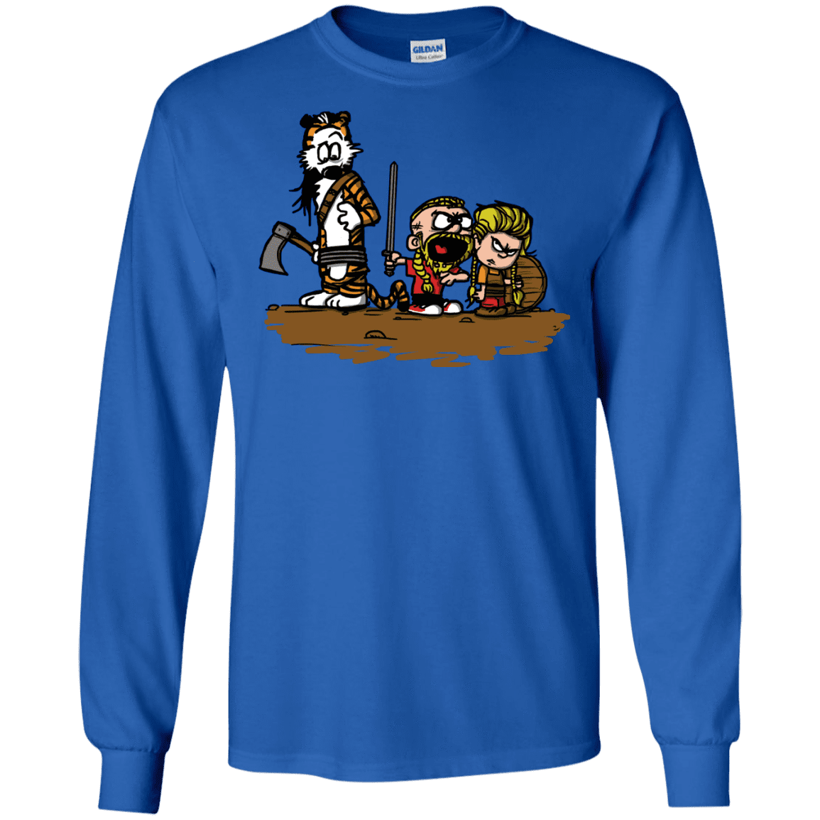 T-Shirts Royal / S Raid Men's Long Sleeve T-Shirt