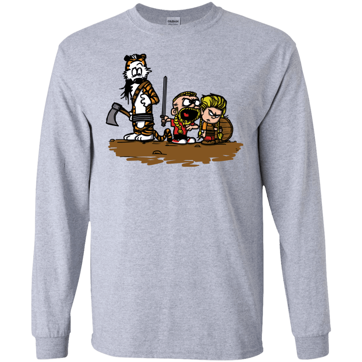 T-Shirts Sport Grey / S Raid Men's Long Sleeve T-Shirt