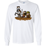 T-Shirts White / S Raid Men's Long Sleeve T-Shirt