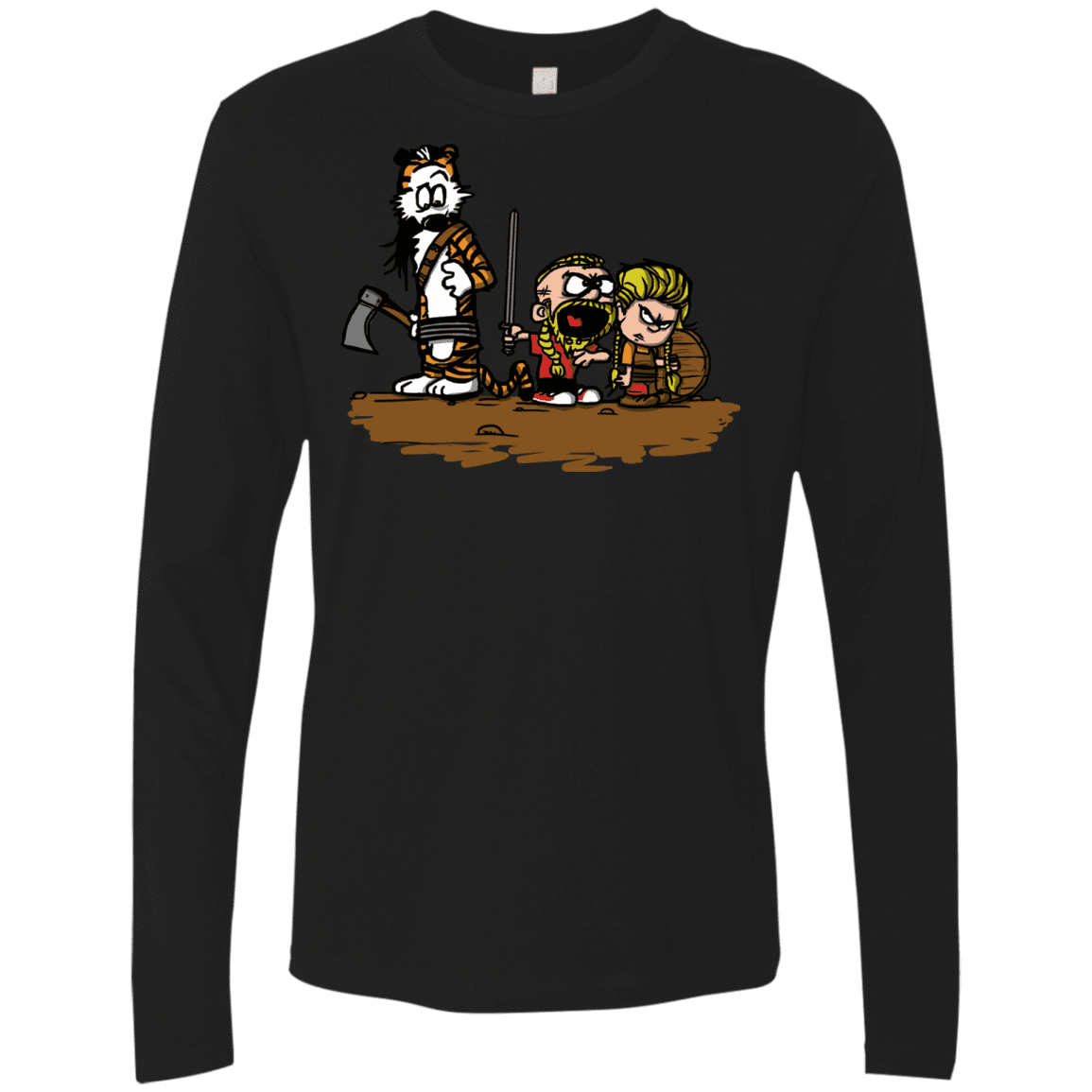 T-Shirts Black / S Raid Men's Premium Long Sleeve