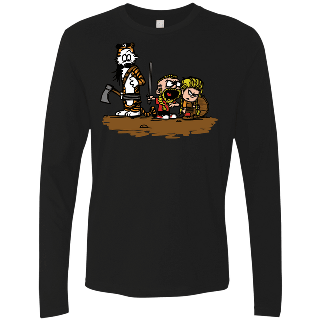 T-Shirts Black / S Raid Men's Premium Long Sleeve