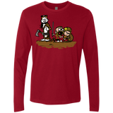 T-Shirts Cardinal / S Raid Men's Premium Long Sleeve