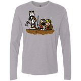 T-Shirts Heather Grey / S Raid Men's Premium Long Sleeve