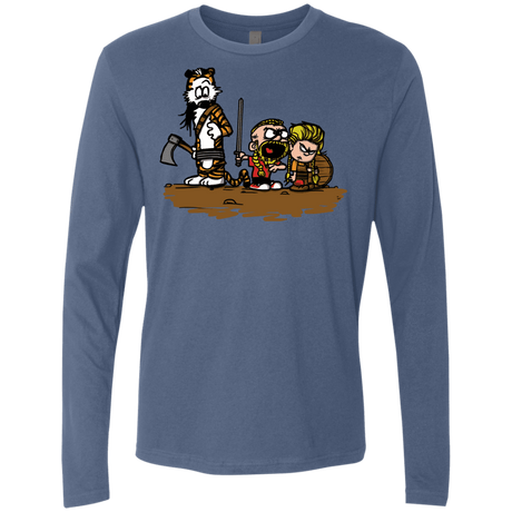 T-Shirts Indigo / S Raid Men's Premium Long Sleeve