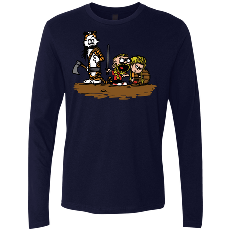T-Shirts Midnight Navy / S Raid Men's Premium Long Sleeve