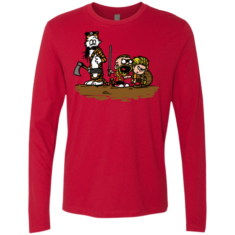 T-Shirts Red / S Raid Men's Premium Long Sleeve