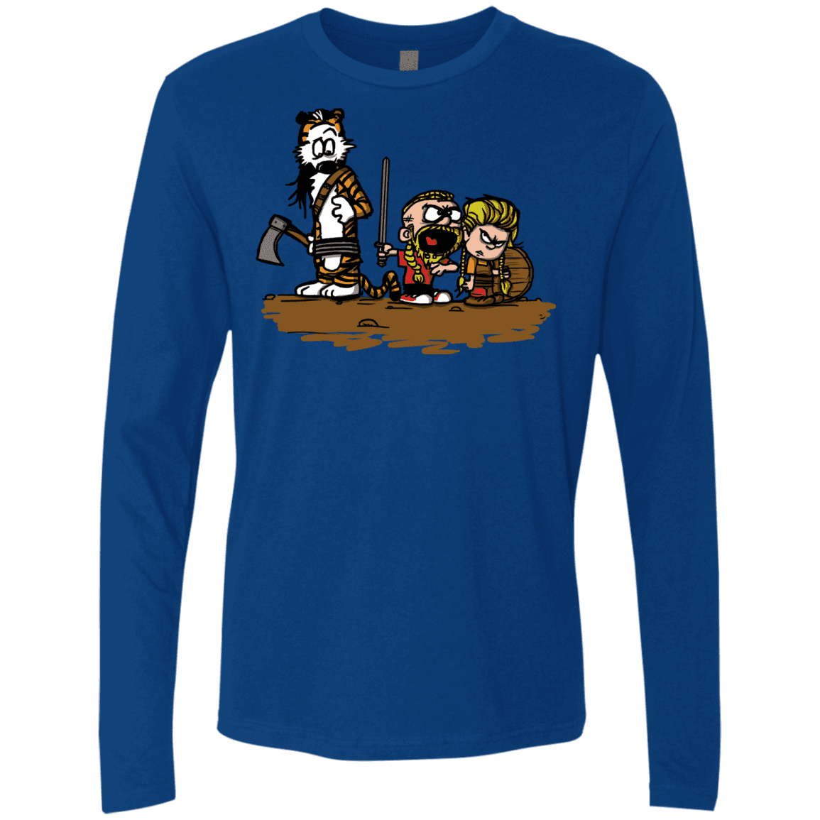 T-Shirts Royal / S Raid Men's Premium Long Sleeve