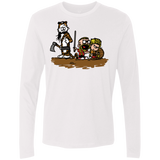 T-Shirts White / S Raid Men's Premium Long Sleeve
