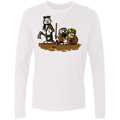 T-Shirts White / S Raid Men's Premium Long Sleeve