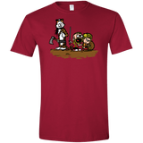 T-Shirts Cardinal Red / S Raid Men's Semi-Fitted Softstyle