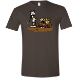 T-Shirts Dark Chocolate / S Raid Men's Semi-Fitted Softstyle