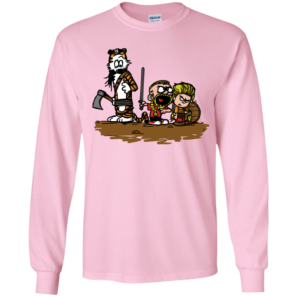 T-Shirts Light Pink / YS Raid Youth Long Sleeve T-Shirt