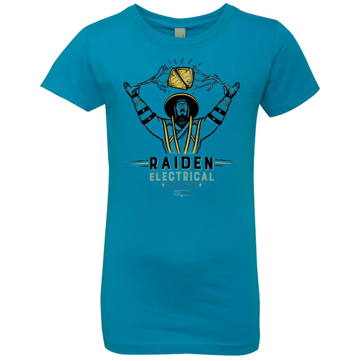 T-Shirts Turquoise / YXS Raiden Electrical Toastie Repair Girls Premium T-Shirt