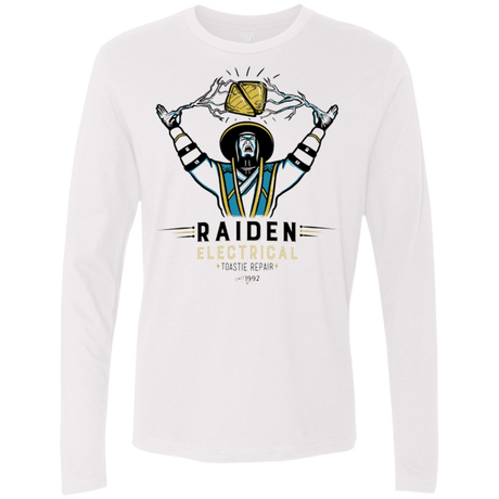T-Shirts White / Small Raiden Electrical Toastie Repair Men's Premium Long Sleeve