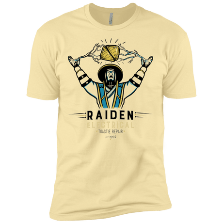 T-Shirts Banana Cream / X-Small Raiden Electrical Toastie Repair Men's Premium T-Shirt