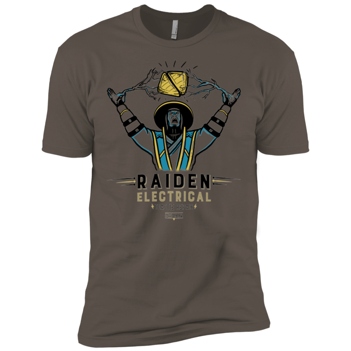 T-Shirts Warm Grey / X-Small Raiden Electrical Toastie Repair Men's Premium T-Shirt