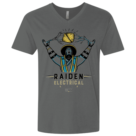 T-Shirts Heavy Metal / X-Small Raiden Electrical Toastie Repair Men's Premium V-Neck
