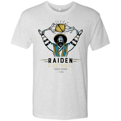 T-Shirts Heather White / Small Raiden Electrical Toastie Repair Men's Triblend T-Shirt