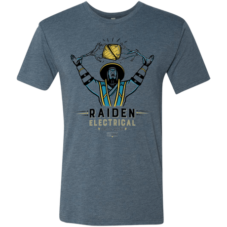 T-Shirts Indigo / Small Raiden Electrical Toastie Repair Men's Triblend T-Shirt