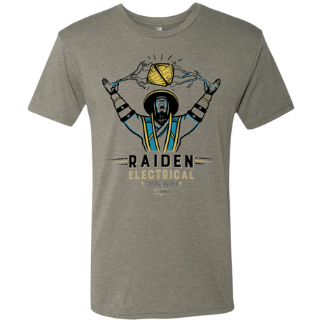 T-Shirts Venetian Grey / Small Raiden Electrical Toastie Repair Men's Triblend T-Shirt