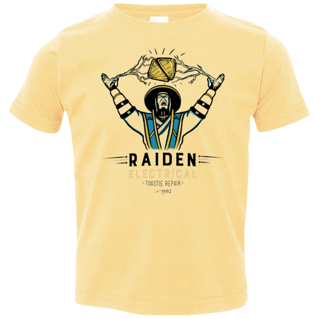 T-Shirts Butter / 2T Raiden Electrical Toastie Repair Toddler Premium T-Shirt